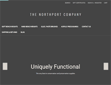 Tablet Screenshot of northportbinding.com